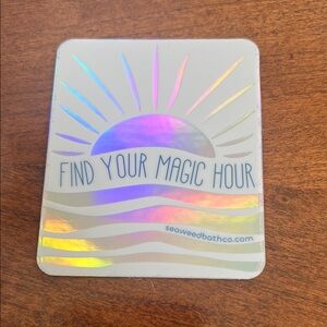 Seaweed Bath Co. Holographic Sticker